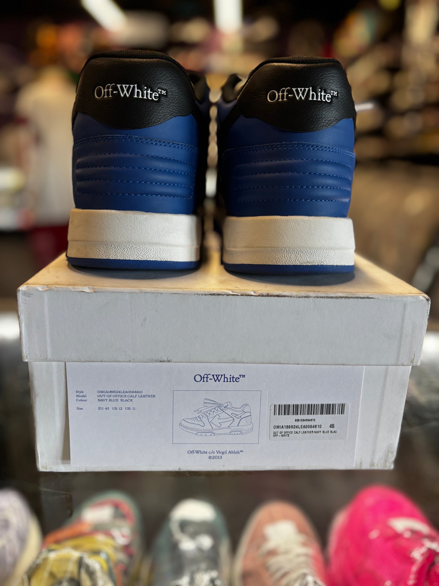 Off White Out Of Office "Blue/White/Black"