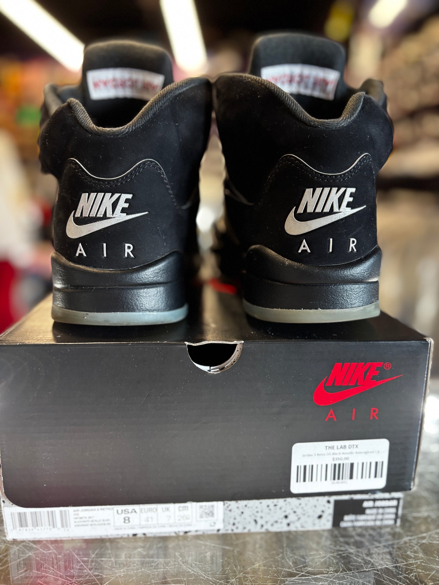 2025 Air Jordan Retro 5 "Black Metallic Reimagined"