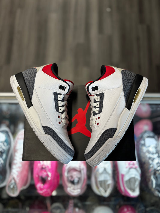 2020 Air Jordan Retro 3 "Fire Red Denim" (GS)