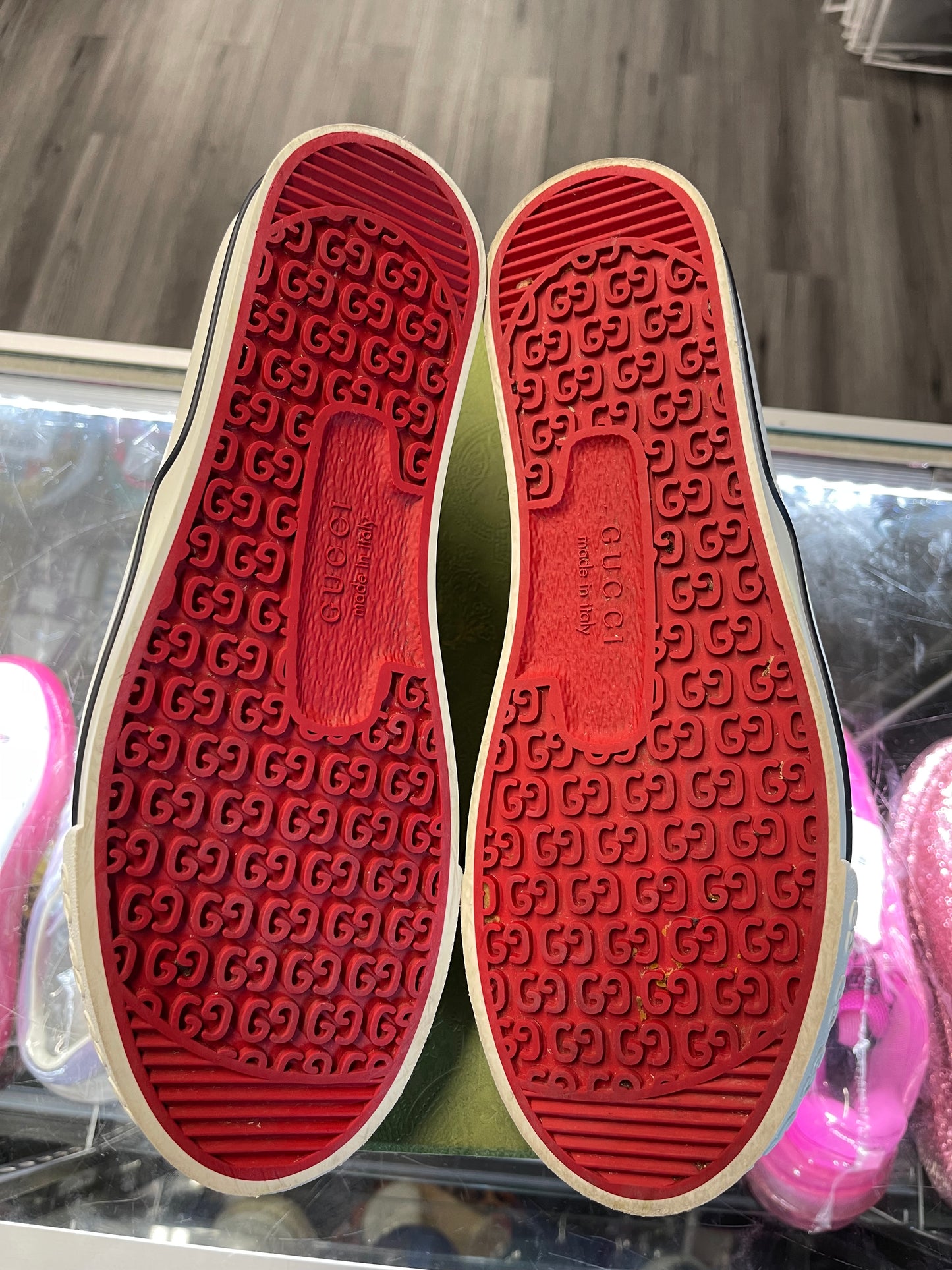 Gucci Tennis 1977 Monogram Beige Slip on