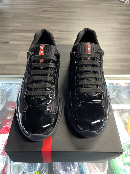 Prada America's Cup Sneaker Patent "Black"