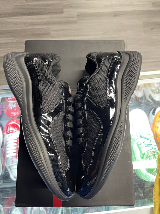 Prada America's Cup Sneaker Patent "Black"