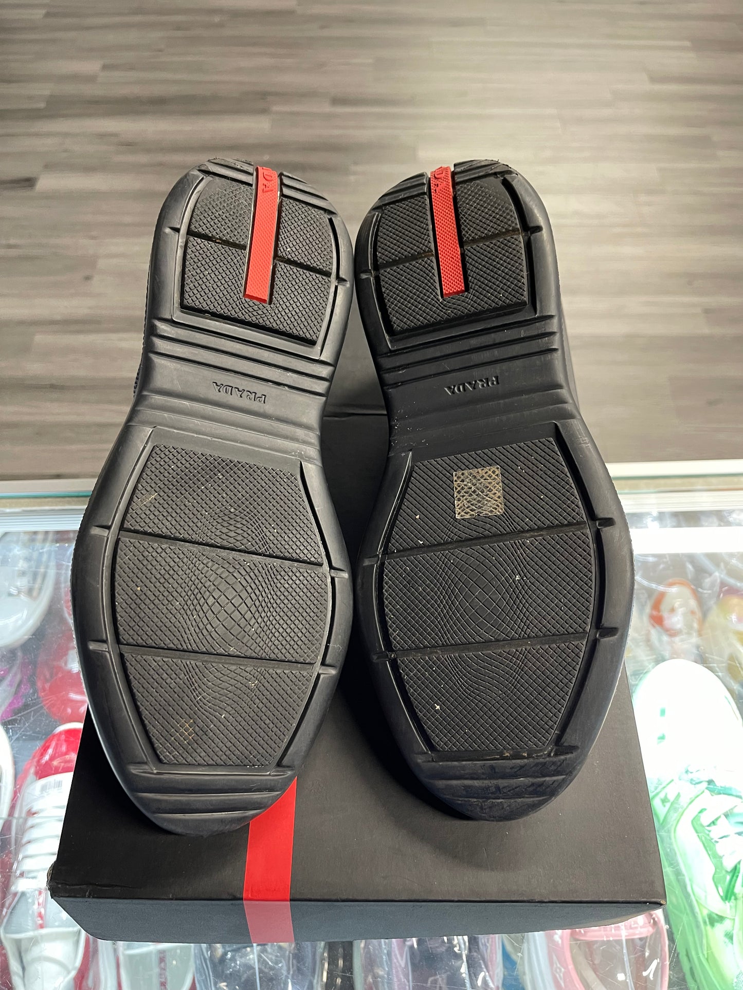 Prada America's Cup Sneaker Patent "Black"