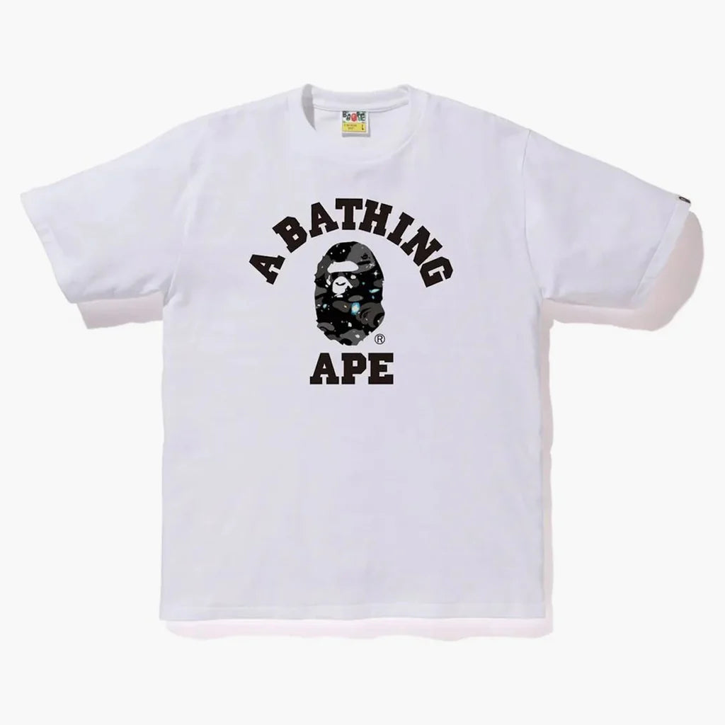 Bape Space Camo Ape Head Tee