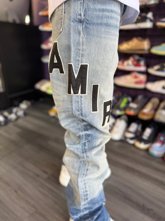 Amiri Embroidery Denim Pants