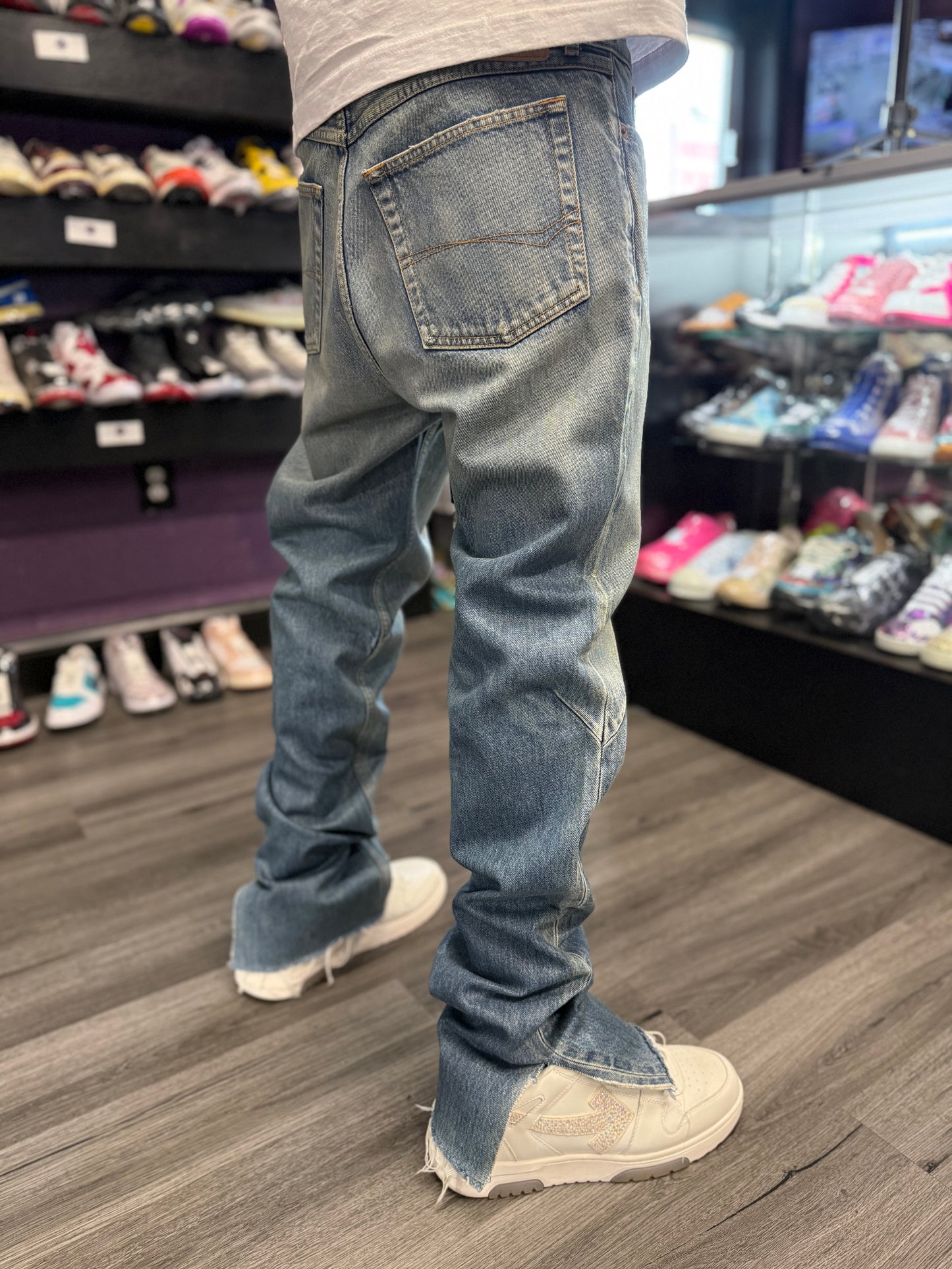 Balenciaga Wide Leg Denim