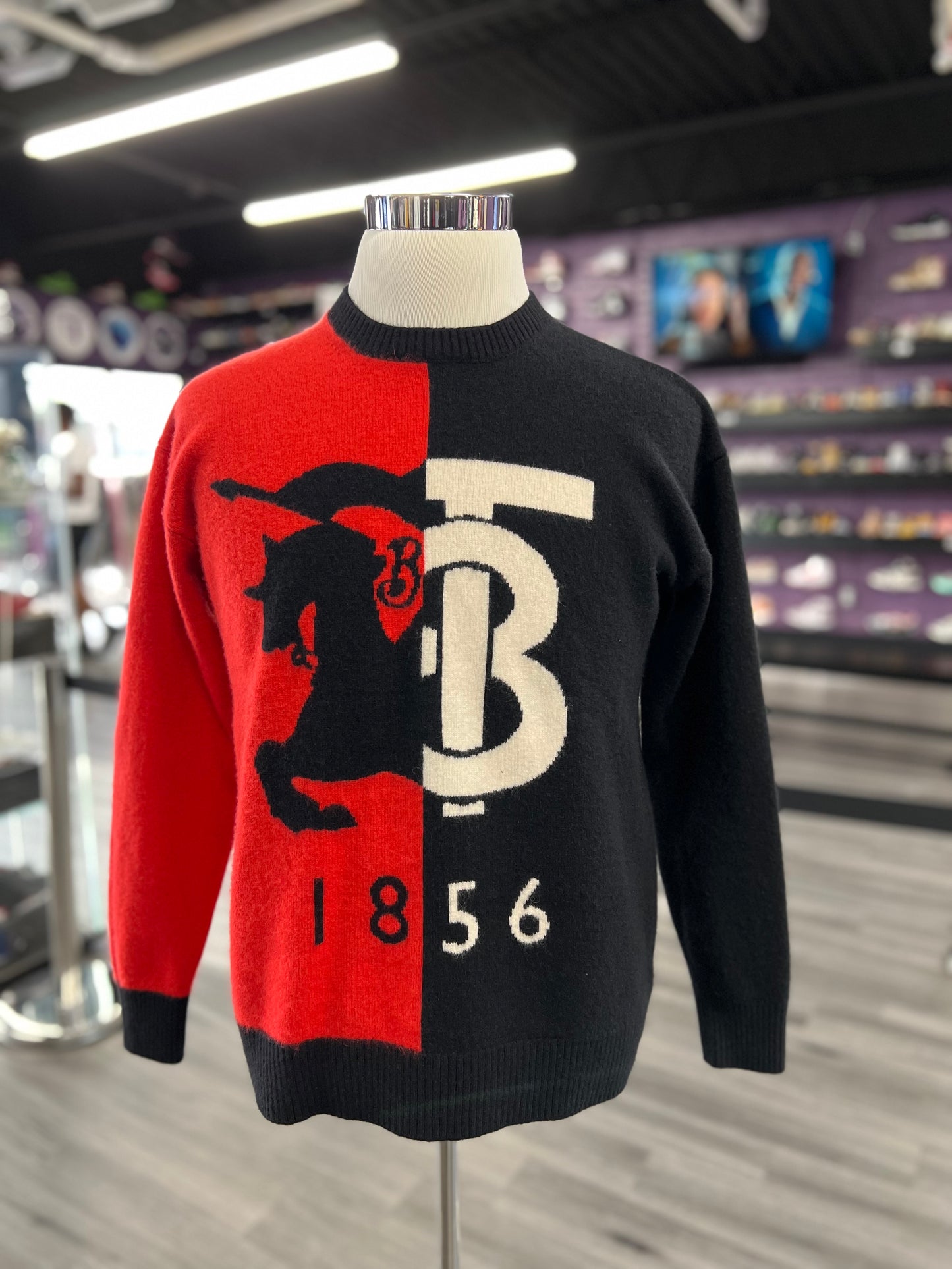 Burberry Sweater "Black/Red"