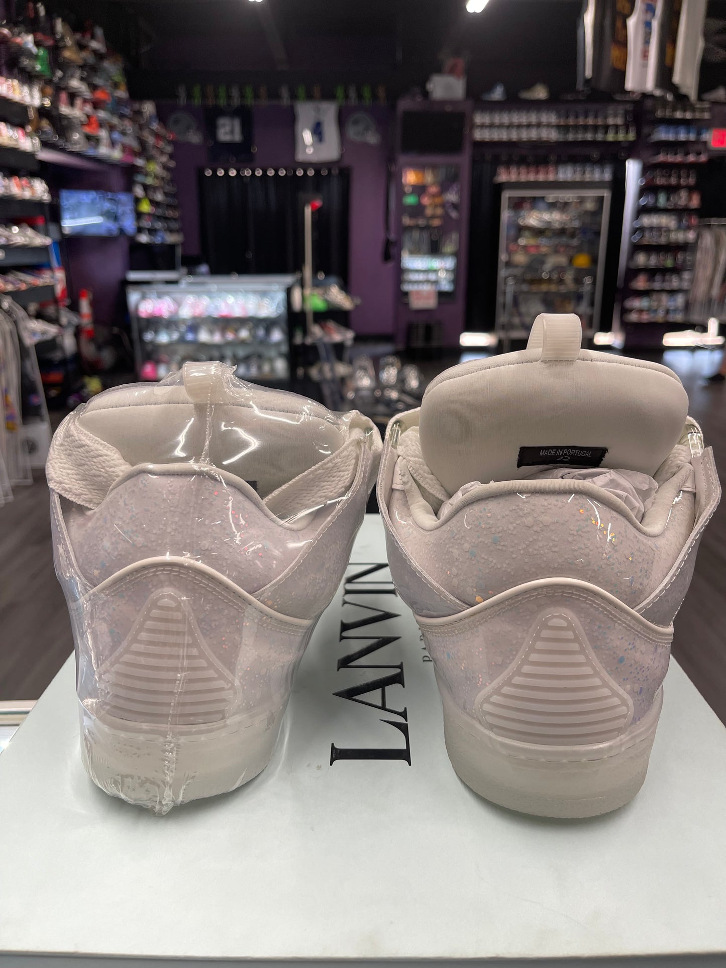 Lanvin Curb Sneaker "White Blanco/Rubber"