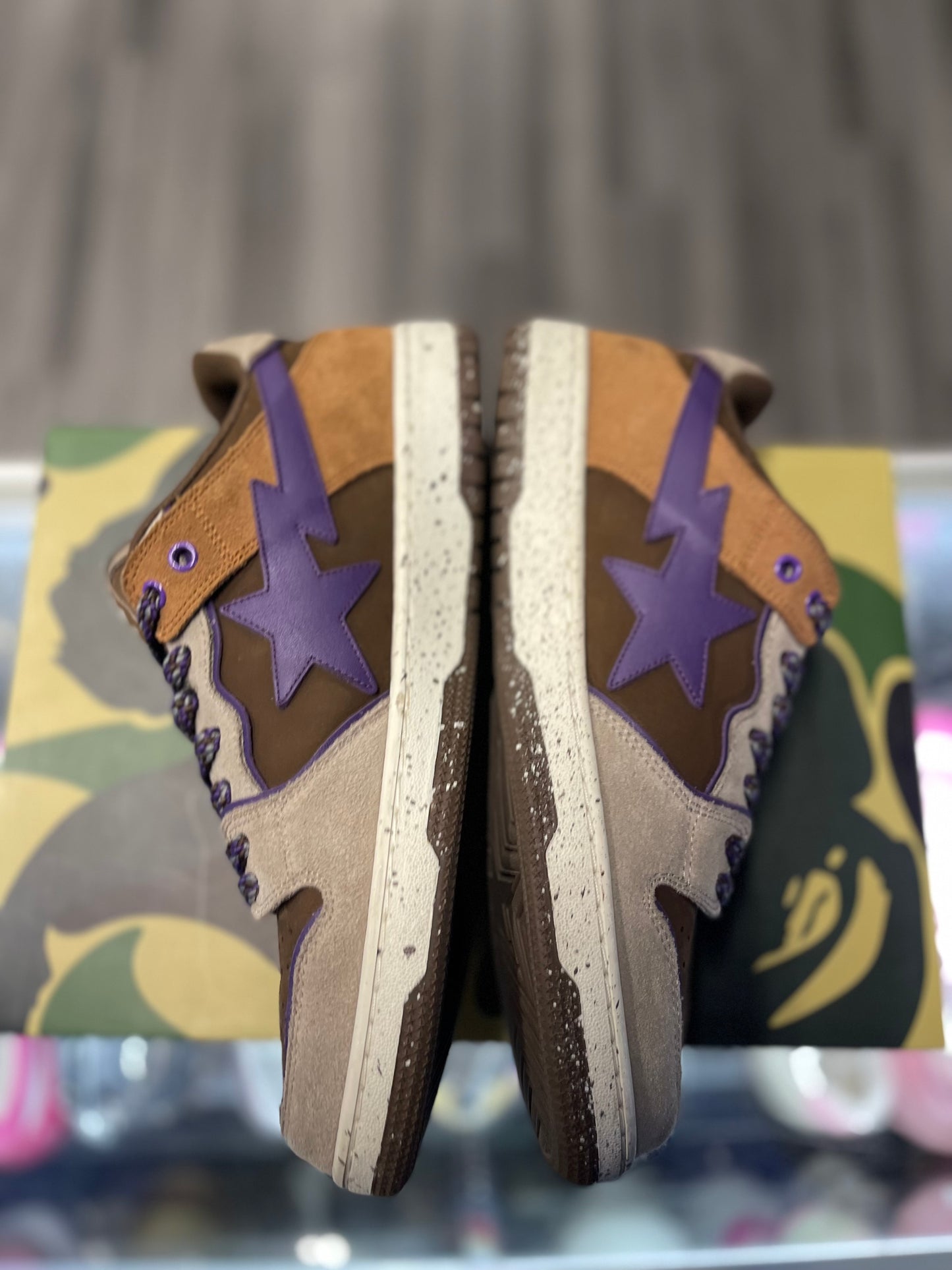 Bapesta Sk8 "Brown/Purple"