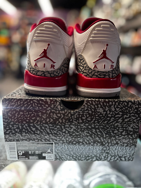 2022 Air Jordan Retro  3 "Cardinal Red"