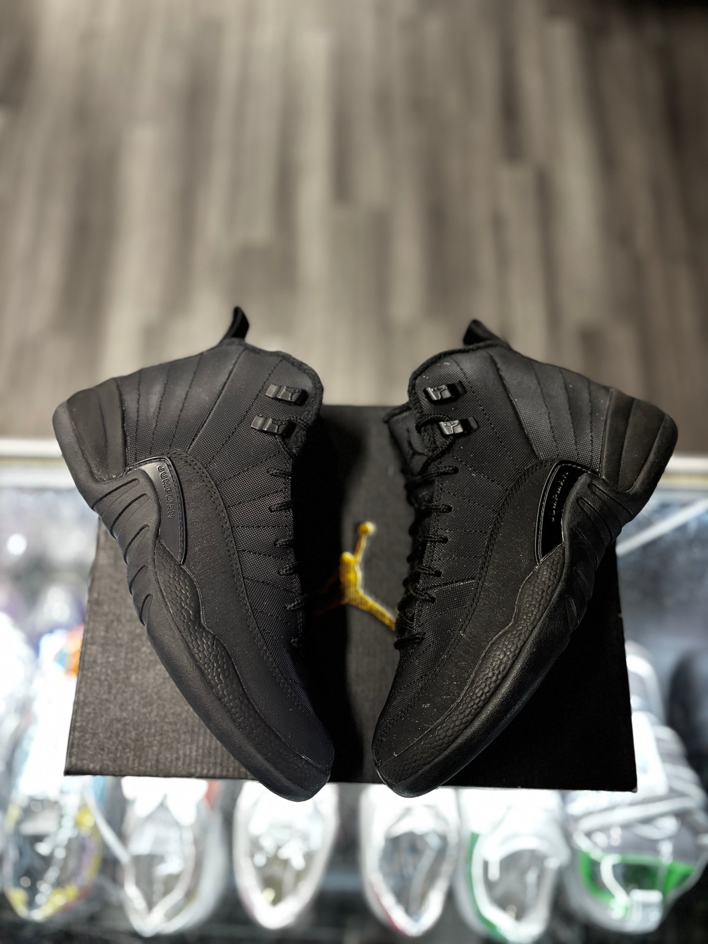 2018 Air Jordan retro 12 Winter "Black" (GS)