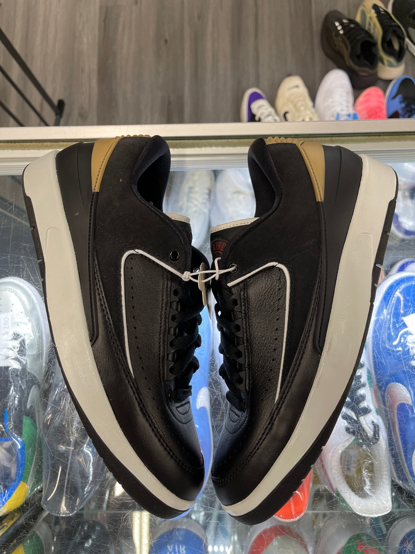 2024 Air Jordan Retro 2 Low "Black Metallic Gold"
