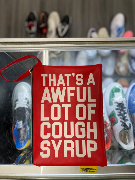 Awful Lot Of Cough Syrup Handbag "Red"