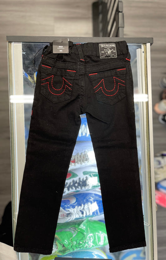 True Religion Pants Double Red Stitch "Red/Black" (TD)