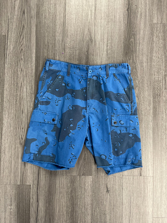 Supreme Overdyed Camo Shorts "Blue"