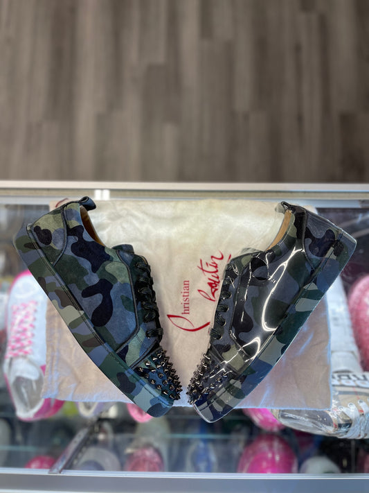 Christian Louboutin Low Spikes "Blue/Camo"