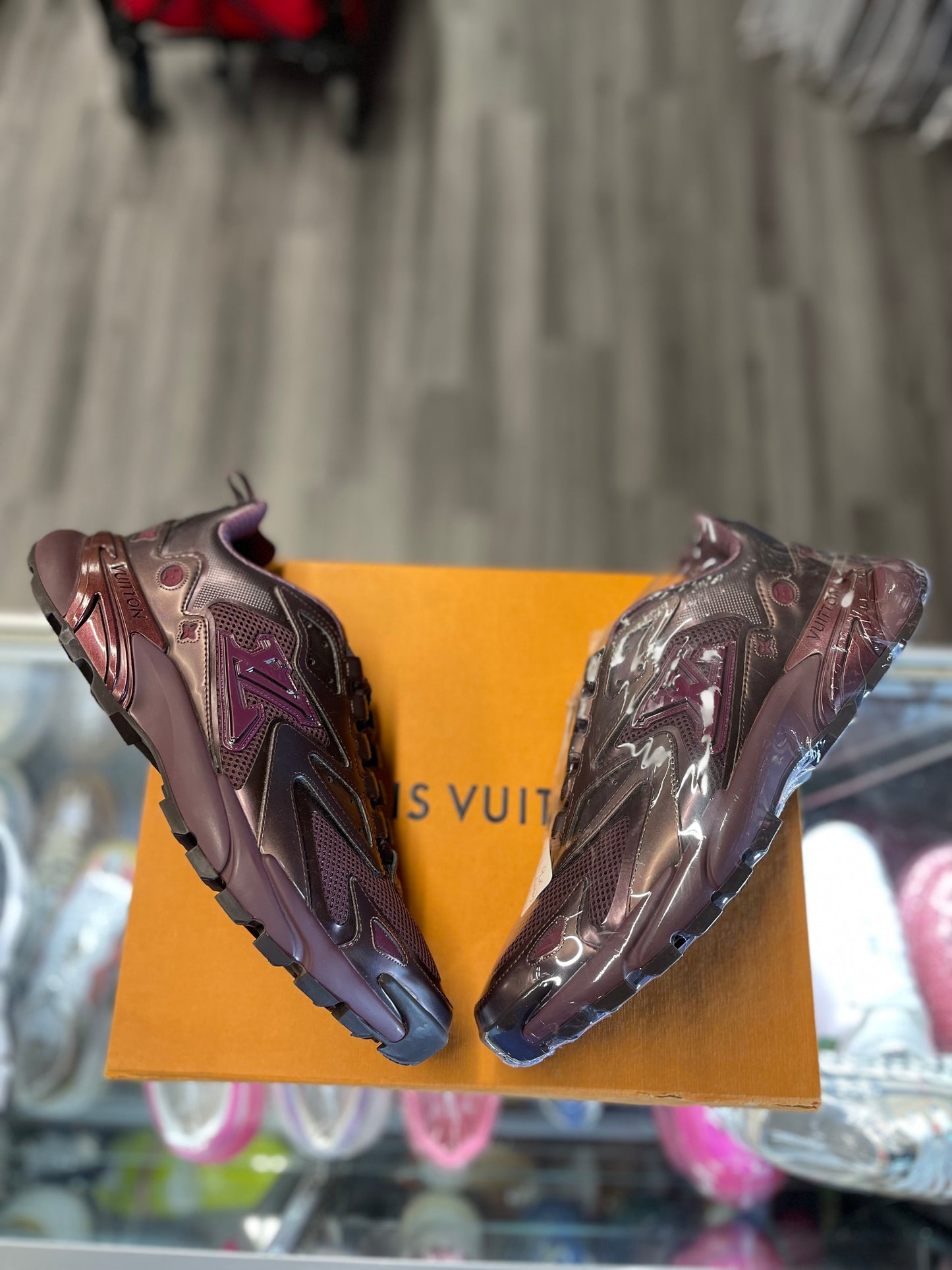 Louis Vuitton Tactic Trainers "Burgundy"