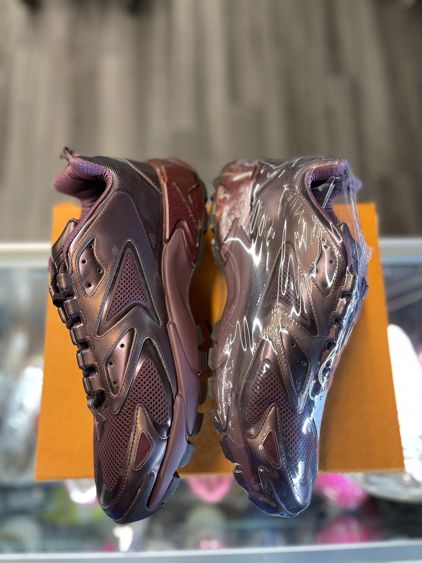 Louis Vuitton Tactic Trainers "Burgundy"