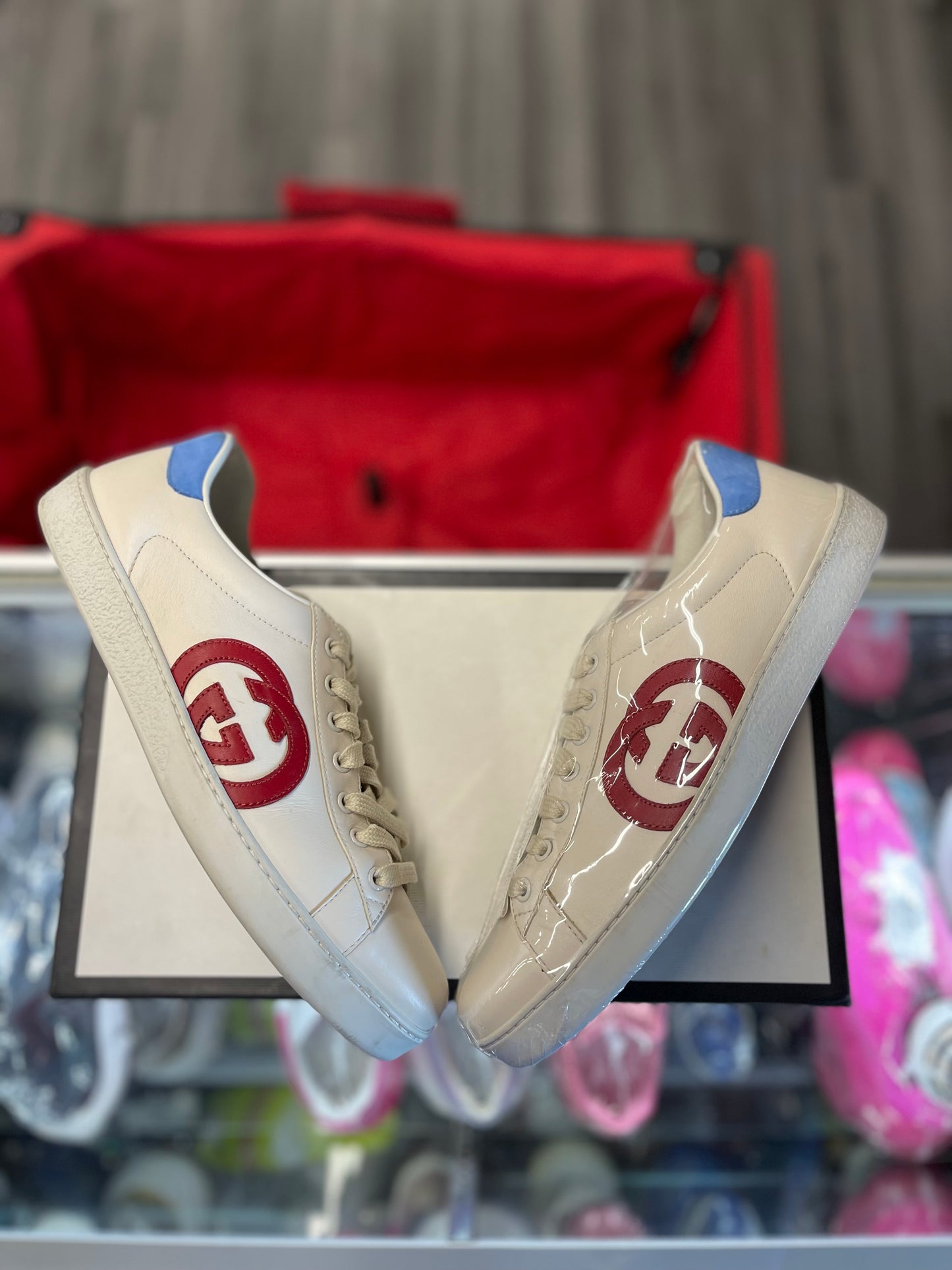 Gucci Ace "Interlocking G Red"