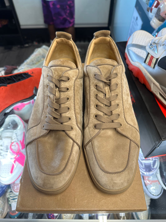 Christian Louboutin Low "Light Brown Suede"