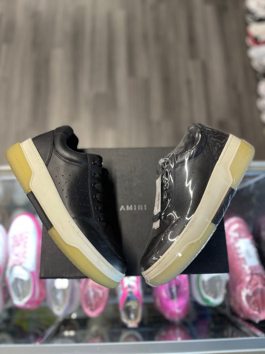 Amiri Stadium Low "Black White"