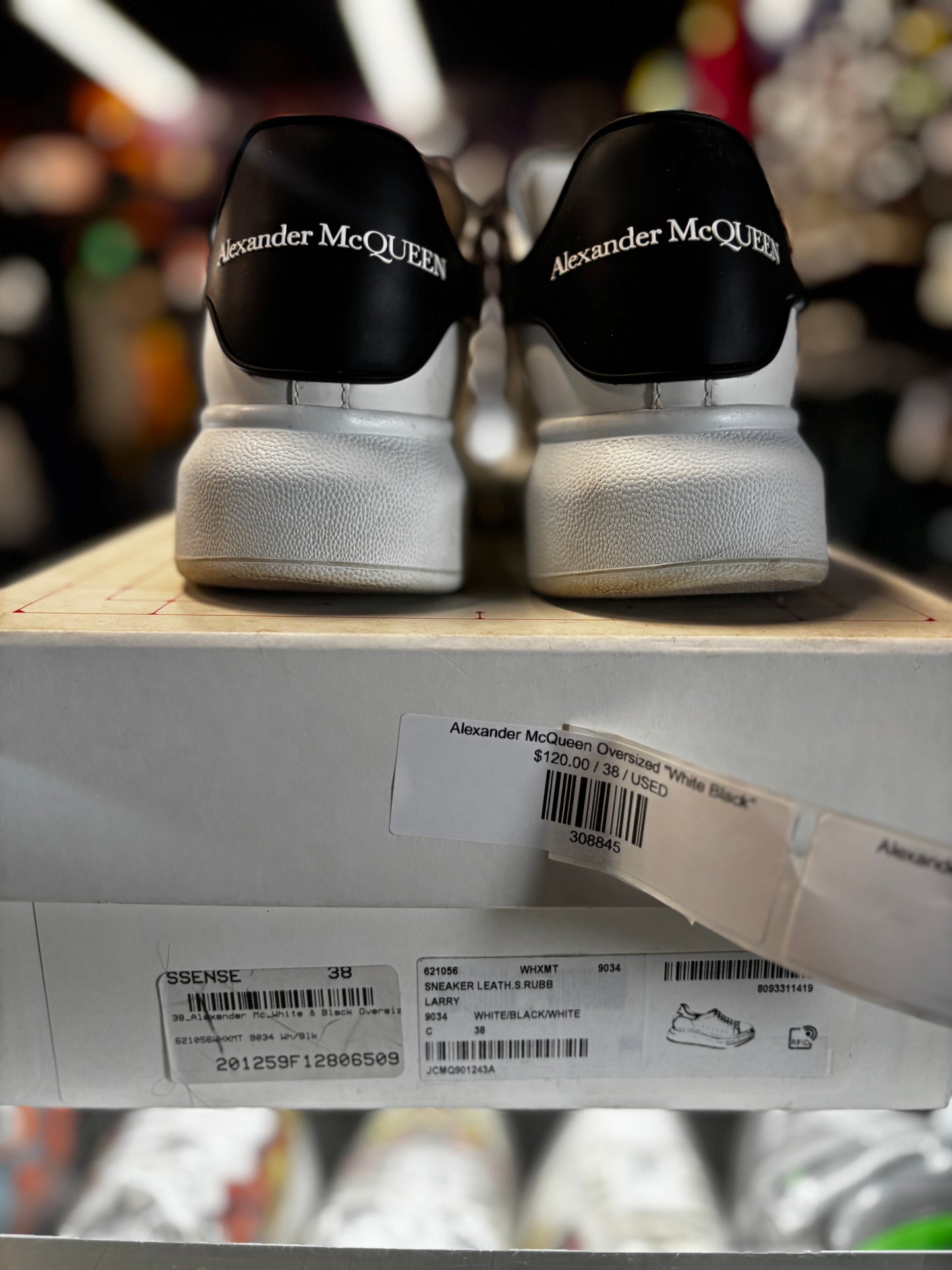 Alexander McQueen Oversized "White Black"