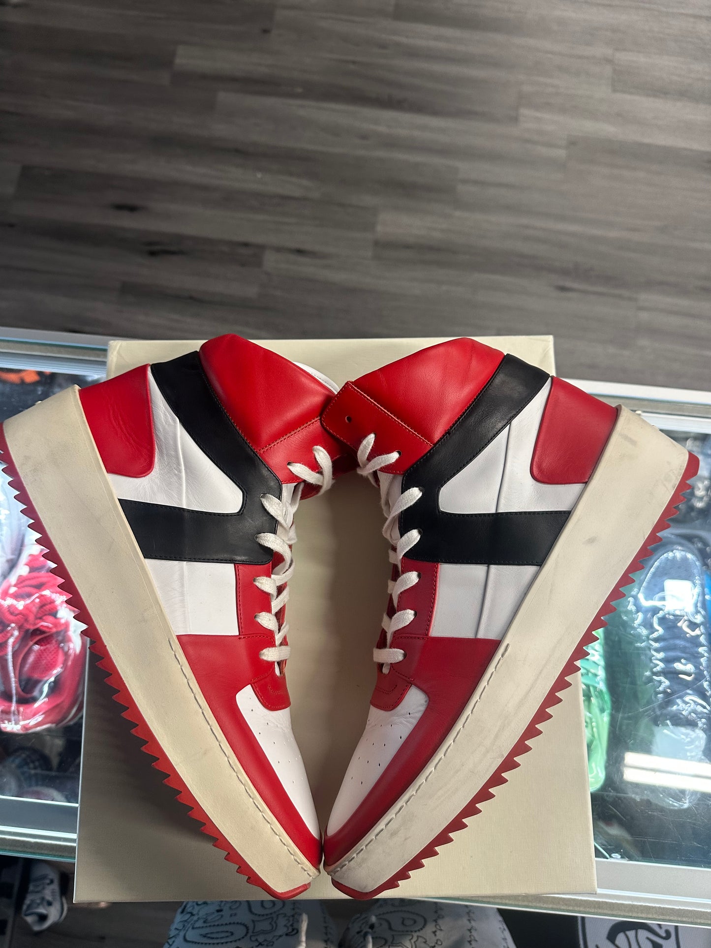 Fear of God Basketball High "Red/White"