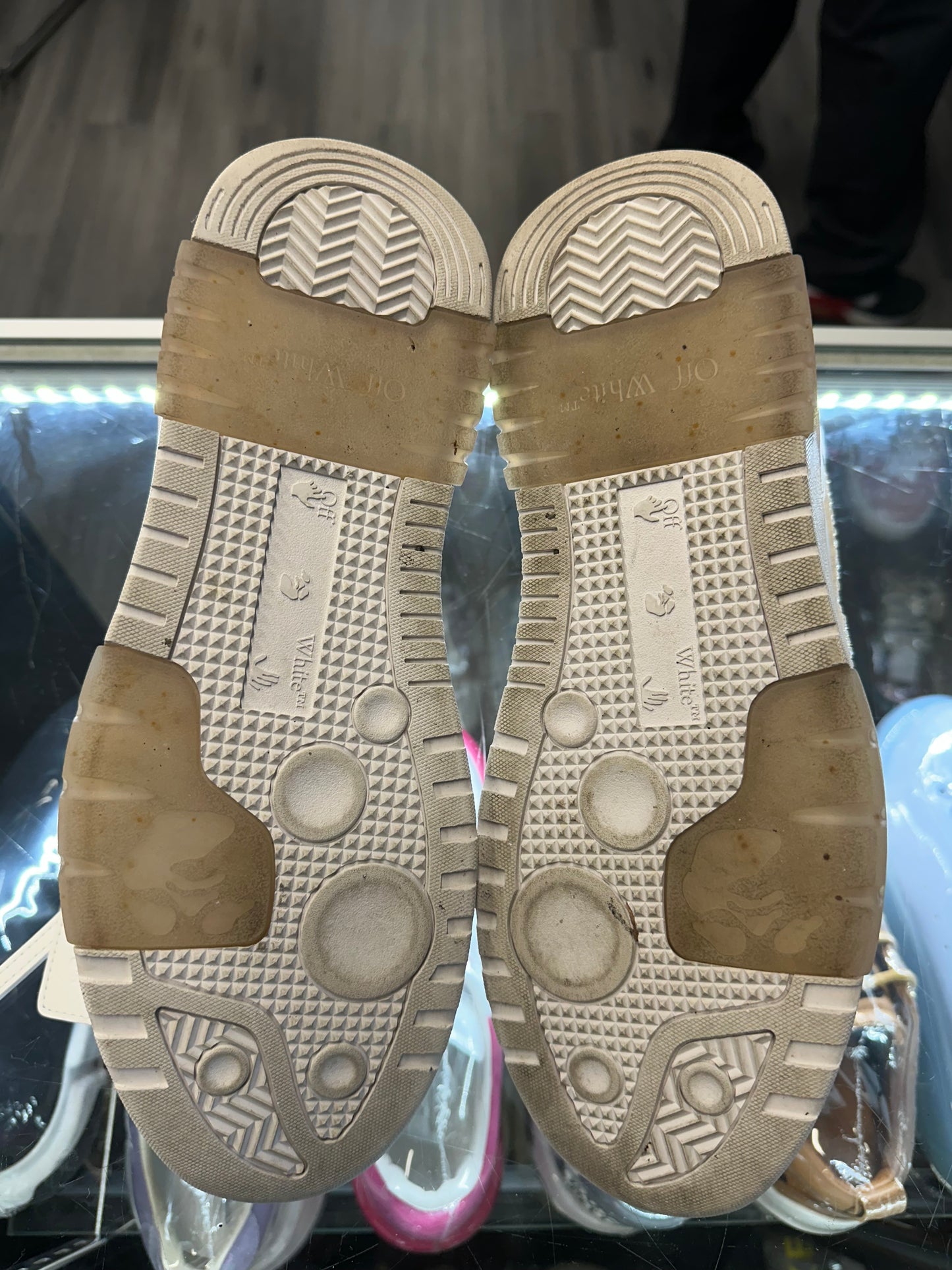 Off-White Out of Office "Crystal Embellished White"