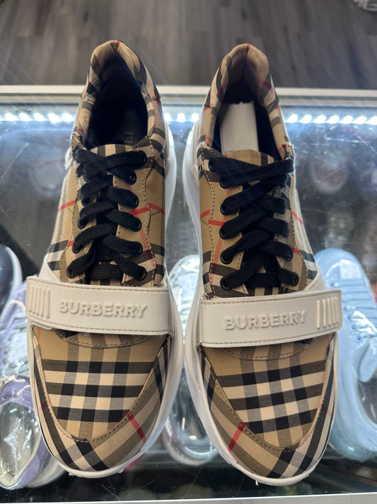 Burberry Ramsey Vintage Check Suede Leather "Archive Beige white"