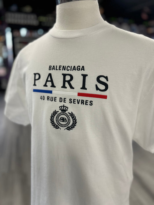Balenciaga Paris Embroidered Shirt