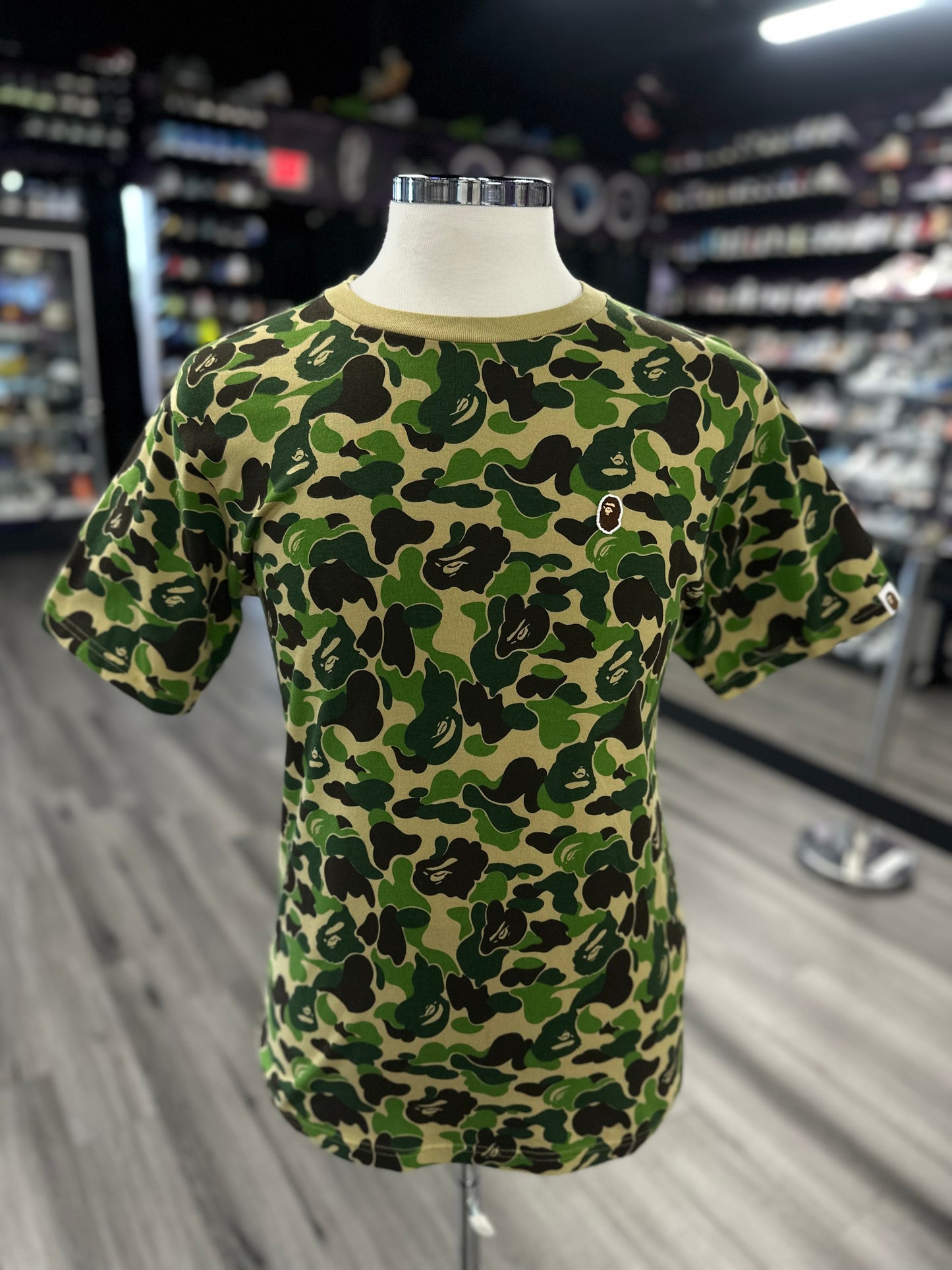 Bape Tee "All Over Camo Green"