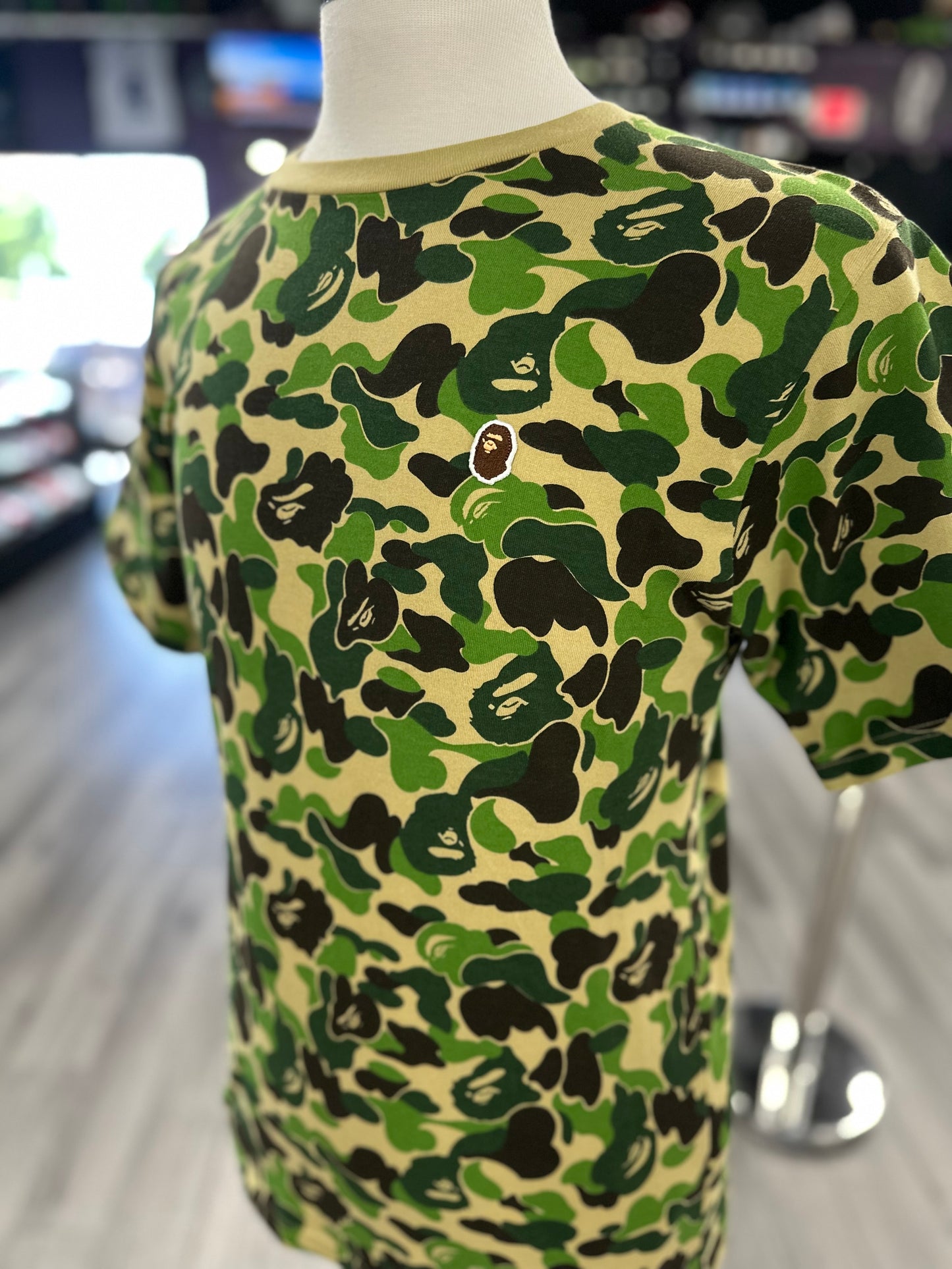 Bape Tee "All Over Camo Green"