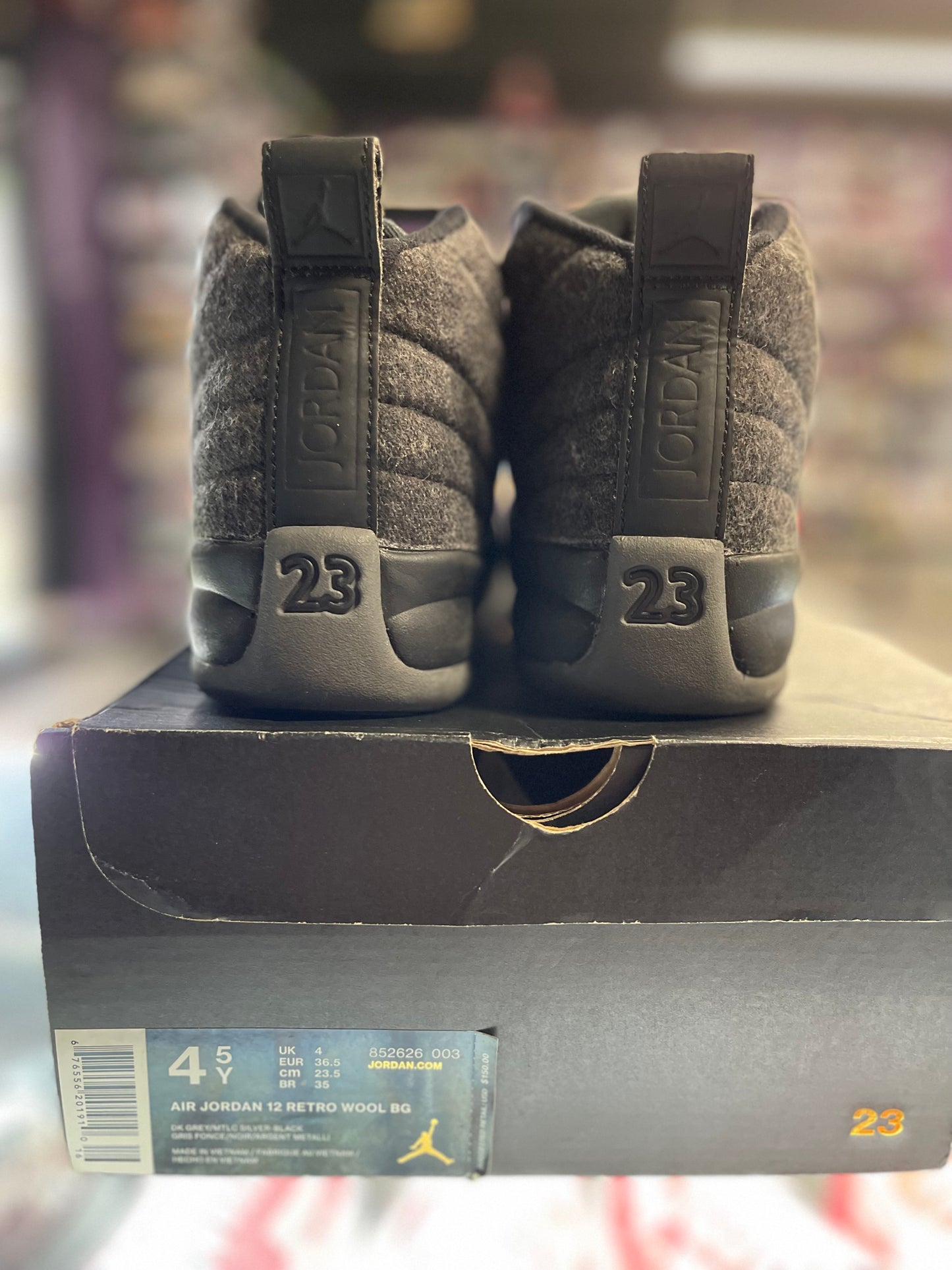 2016 Air Jordan retro 12 "Wool" (GS)