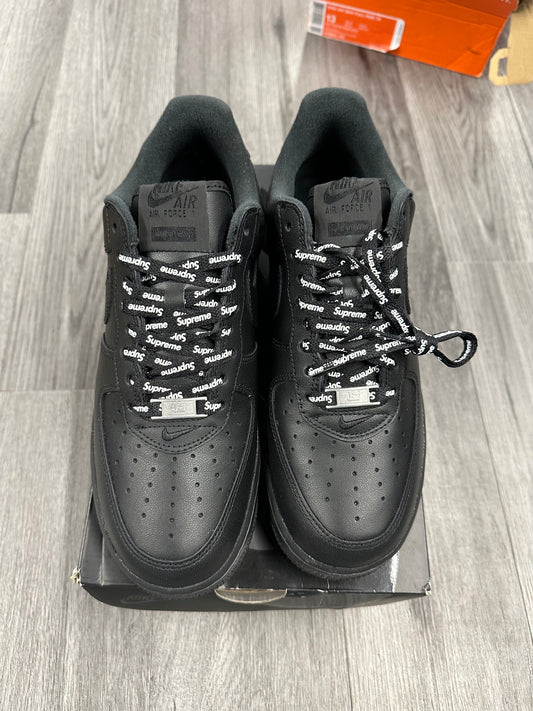 2020 Nike Air Force 1 Low "Supreme Black"