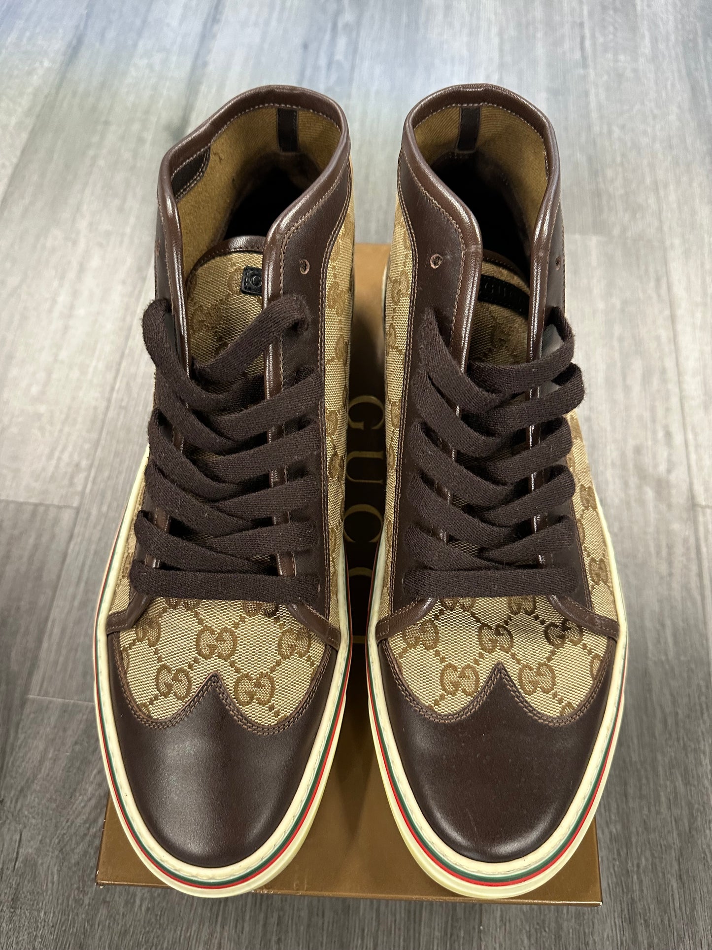Gucci Canvas Monogram Wingtip "Beige"