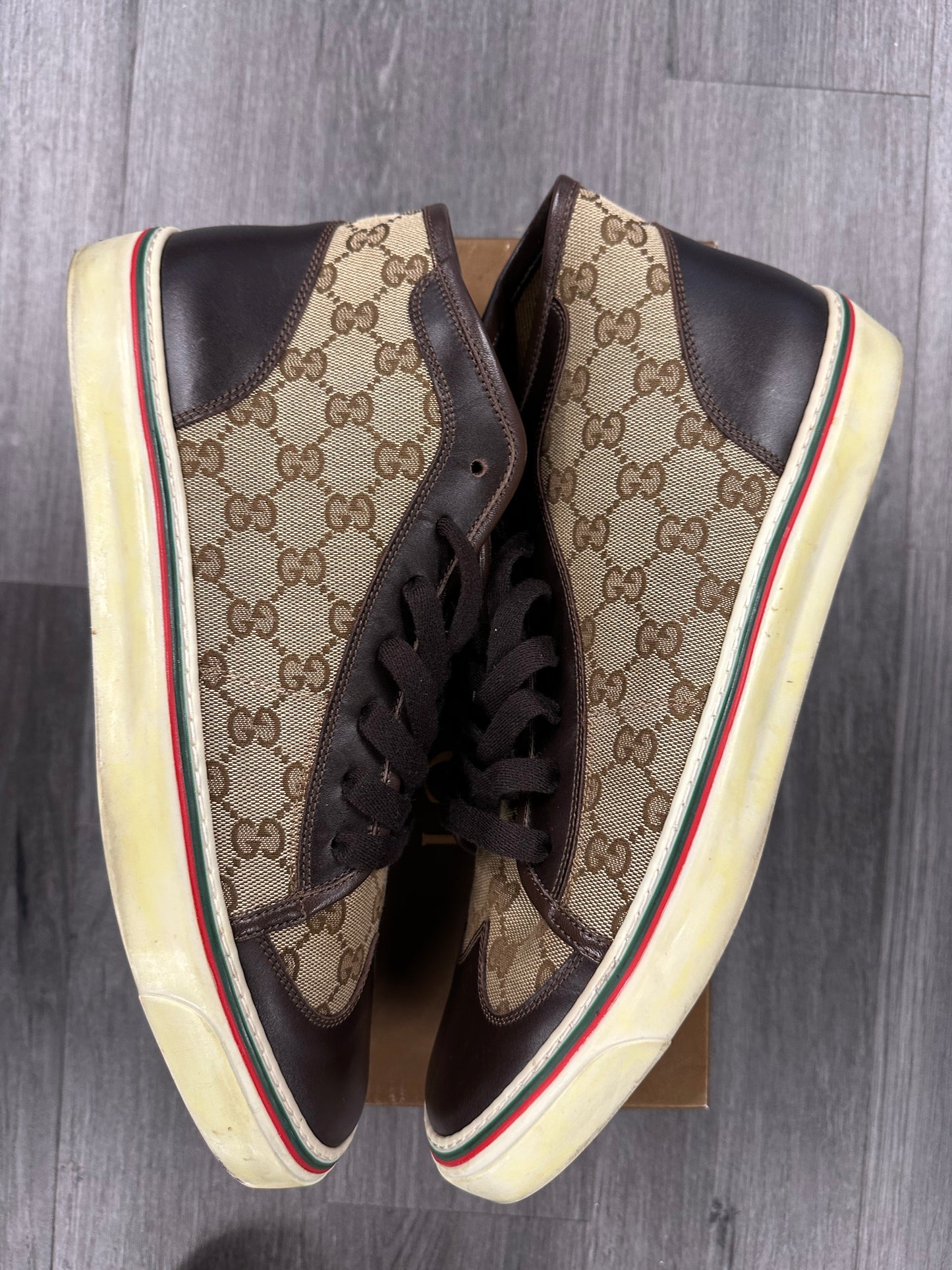 Gucci Canvas Monogram Wingtip "Beige"