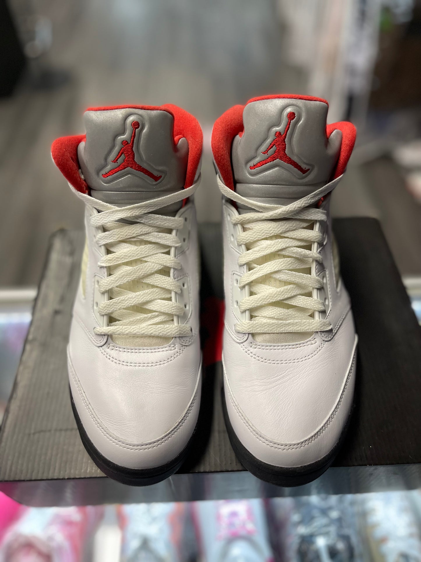 2020 Air Jordan Retro 5 "Fire Red Silver Tongue"