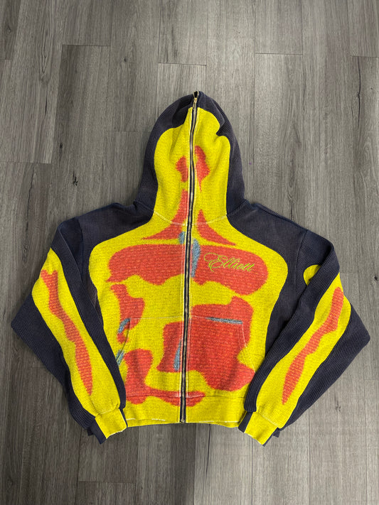 Elliot Heat Map Waffle Knit Hoodie
