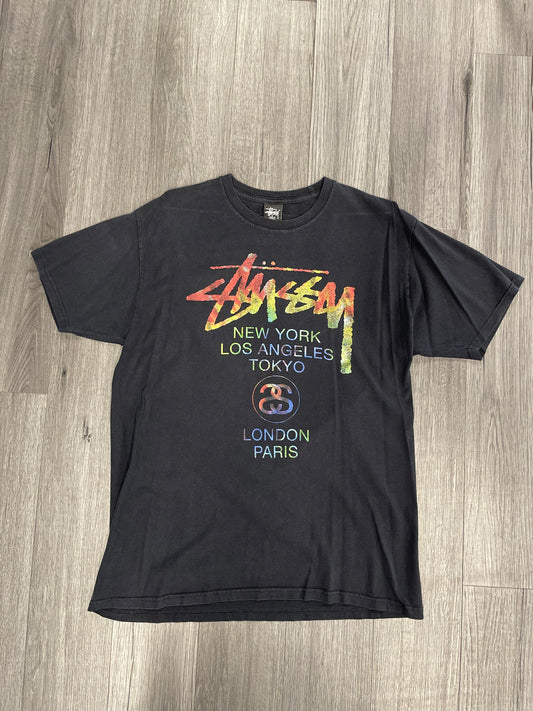 Stussy Tee "Black/Multi"
