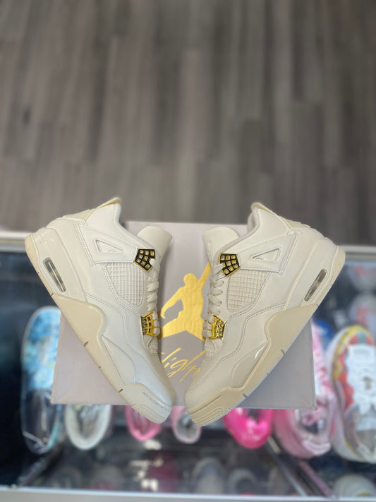 2024 Air Jordan Retro 4 "Metallic Gold" (W)