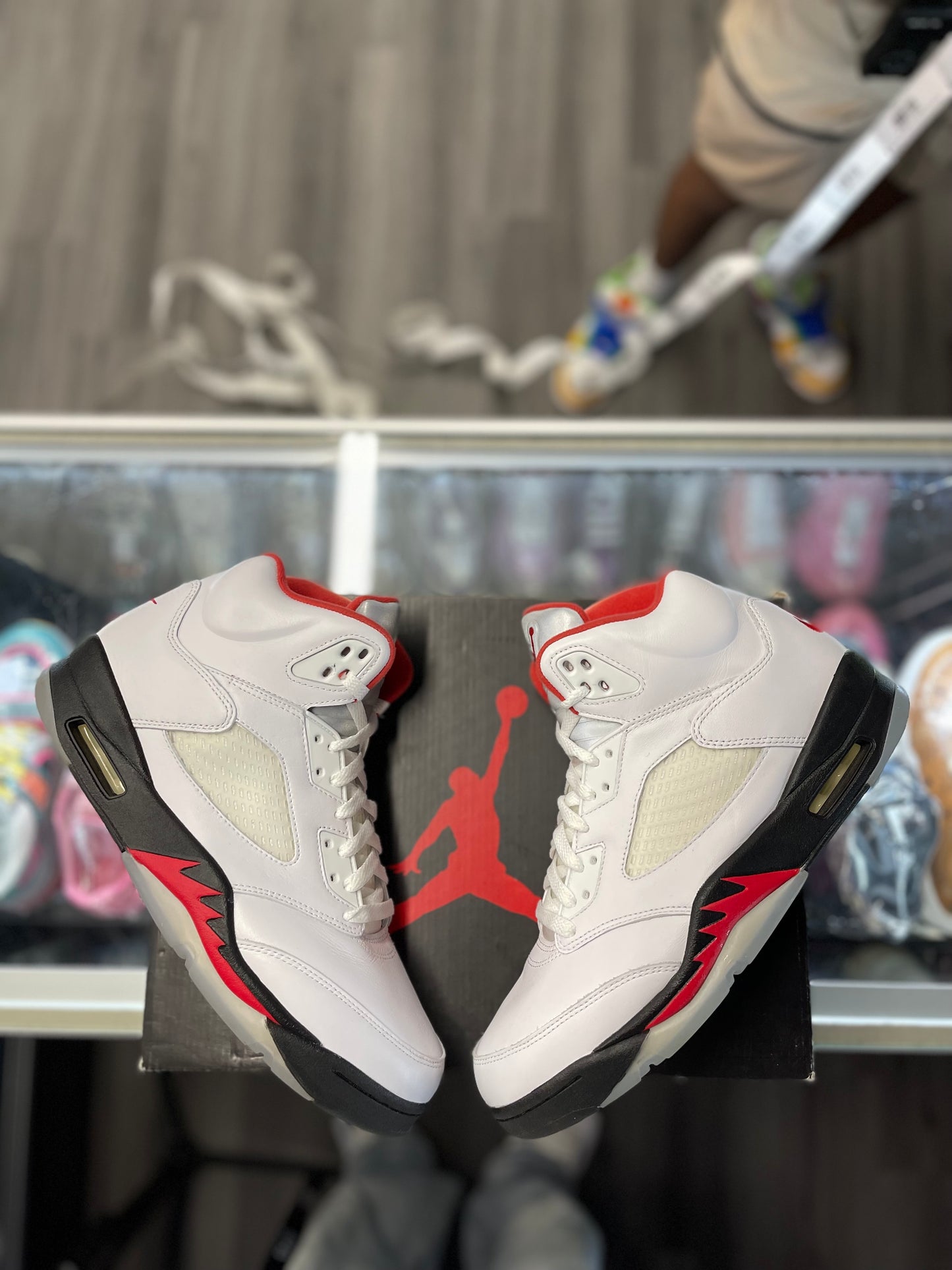 2020 Air Jordan Retro 5 "Fire Red Silver Tongue"