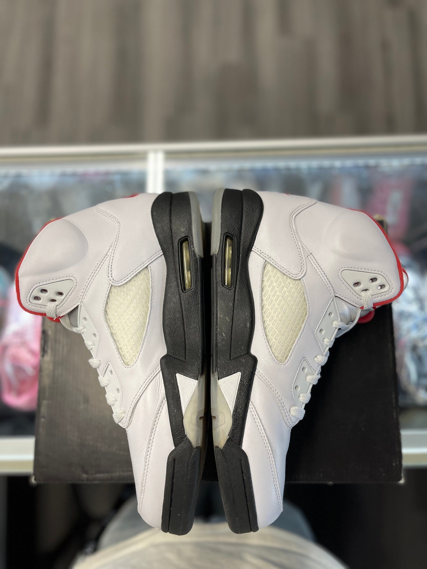 2020 Air Jordan Retro 5 "Fire Red Silver Tongue"