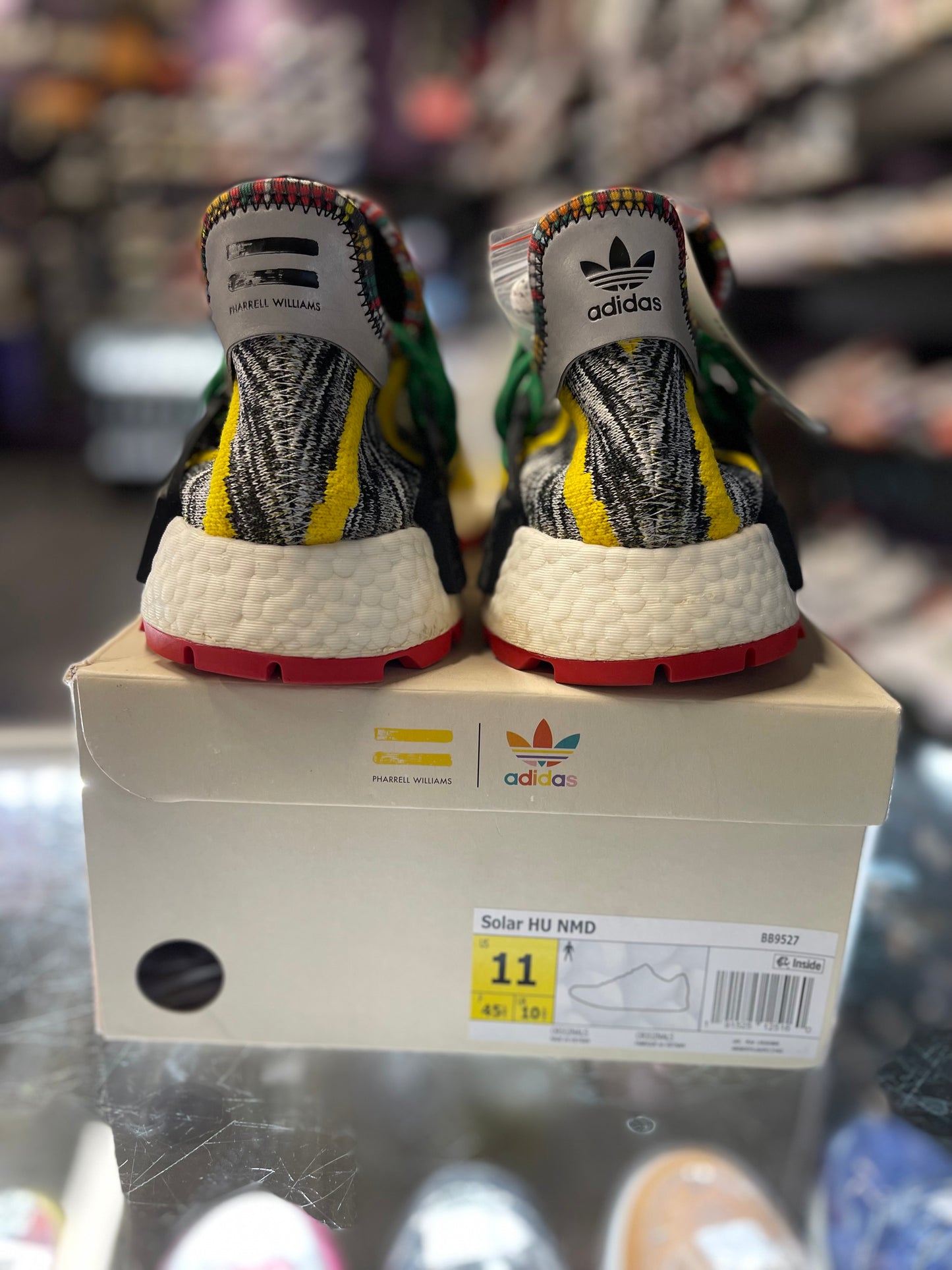 2018 Adidas NMD Hu "Pharrell Solar Pack Red"