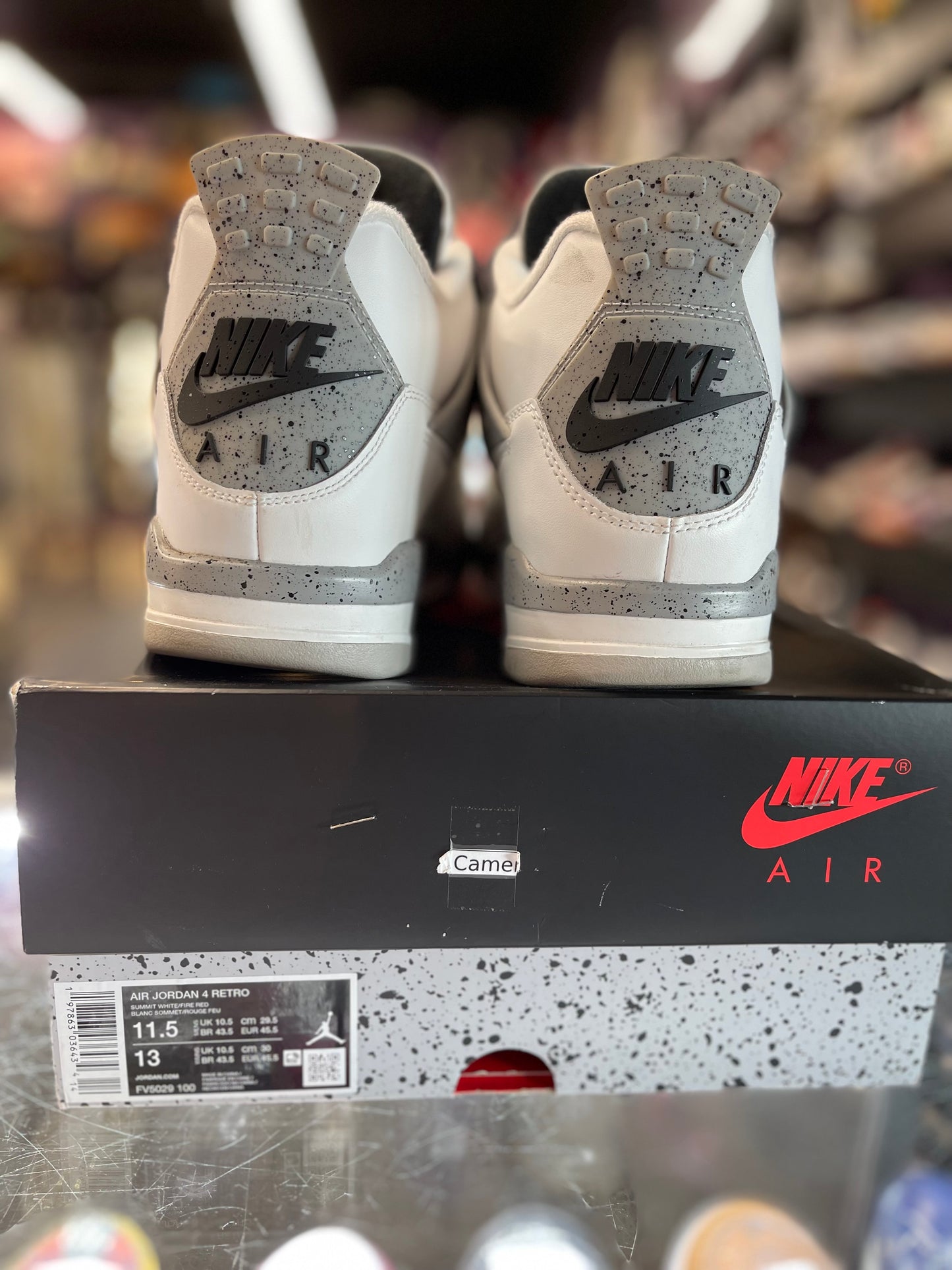 2025 Air Jordan Retro 4 "White Cement"