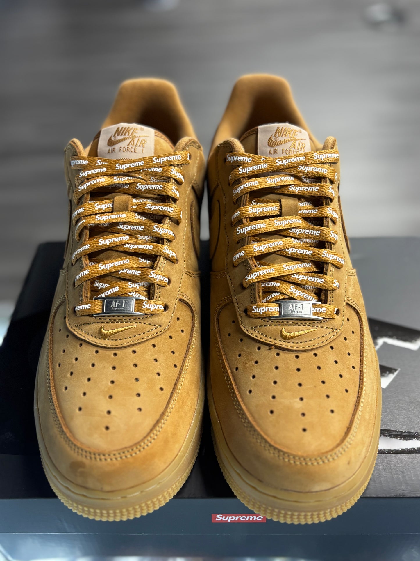 2021 Nike AF1 Low "Supreme Wheat"