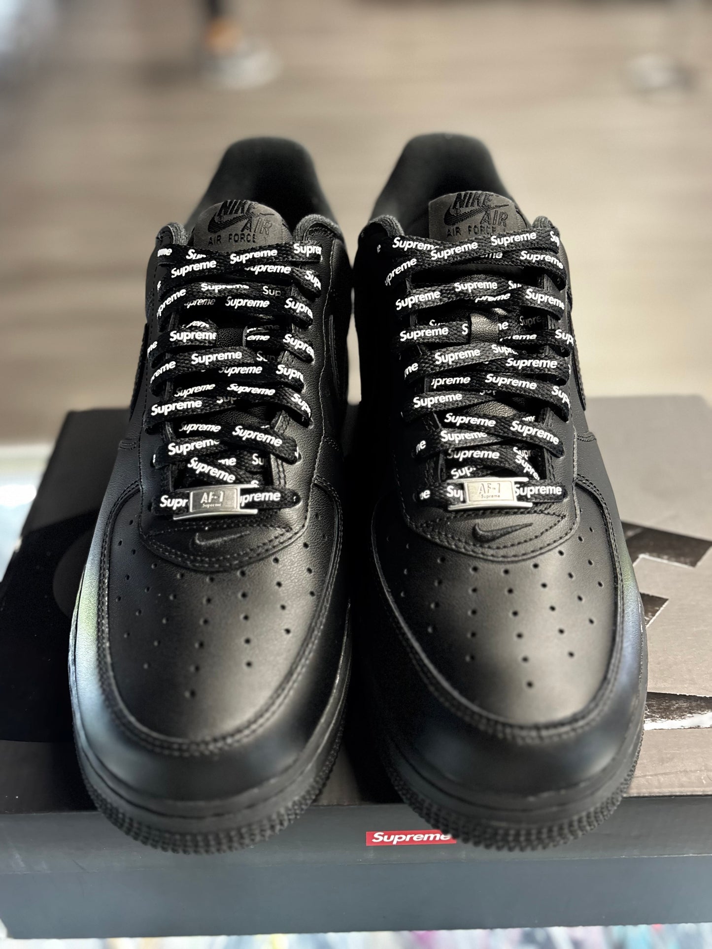 2020 Nike Air Force 1 Low "Supreme Black"