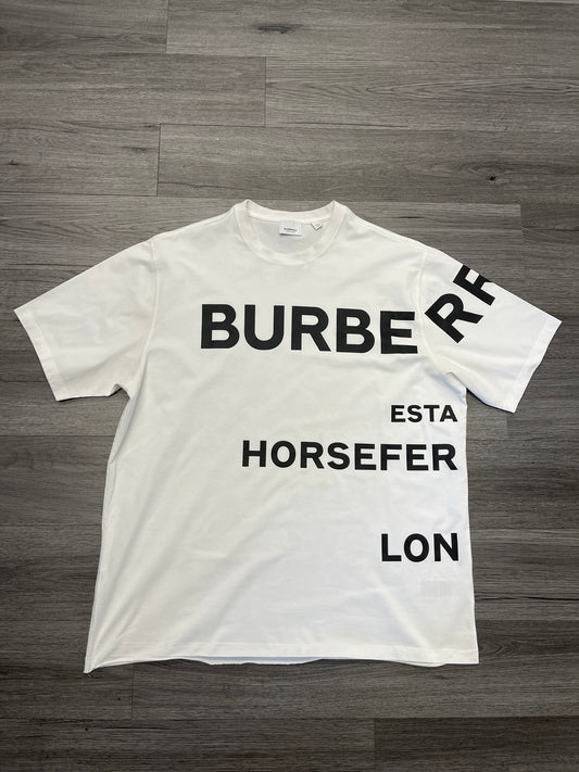 Burberry Horseferry Print Print Tee "White/Black"