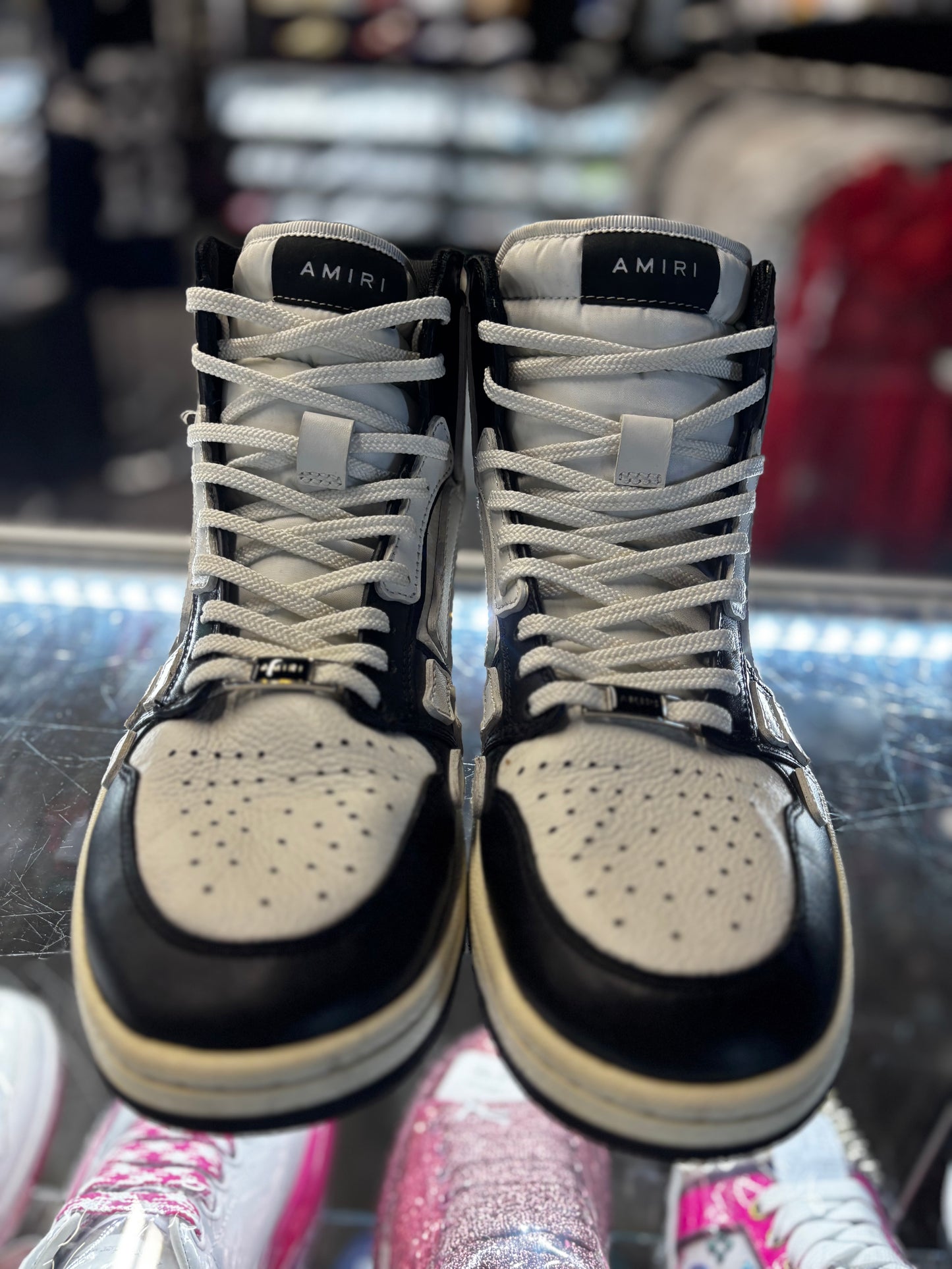 Amiri High Skel "Black/White"