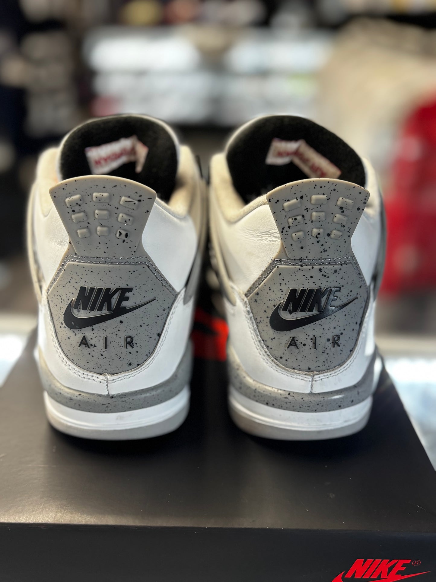 2025 Air Jordan Retro 4 "White Cement" (GS)