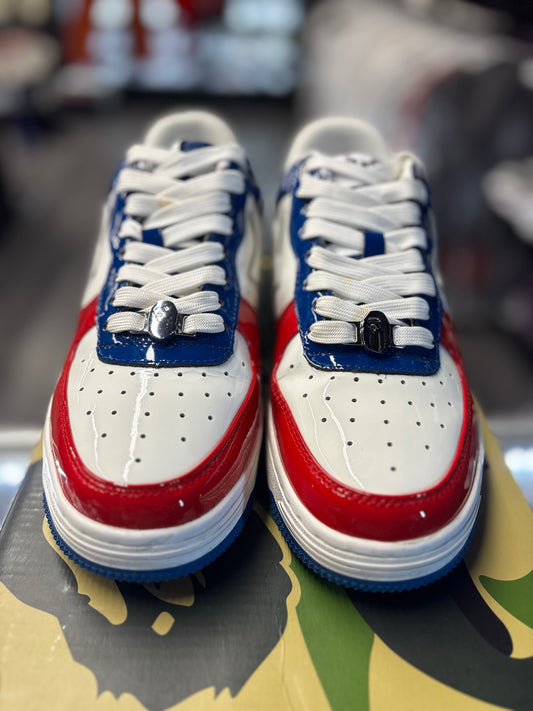 Bapesta Low "Red/White/Navy"